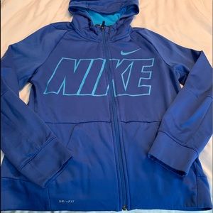 Boys Nike zip up hoodie
